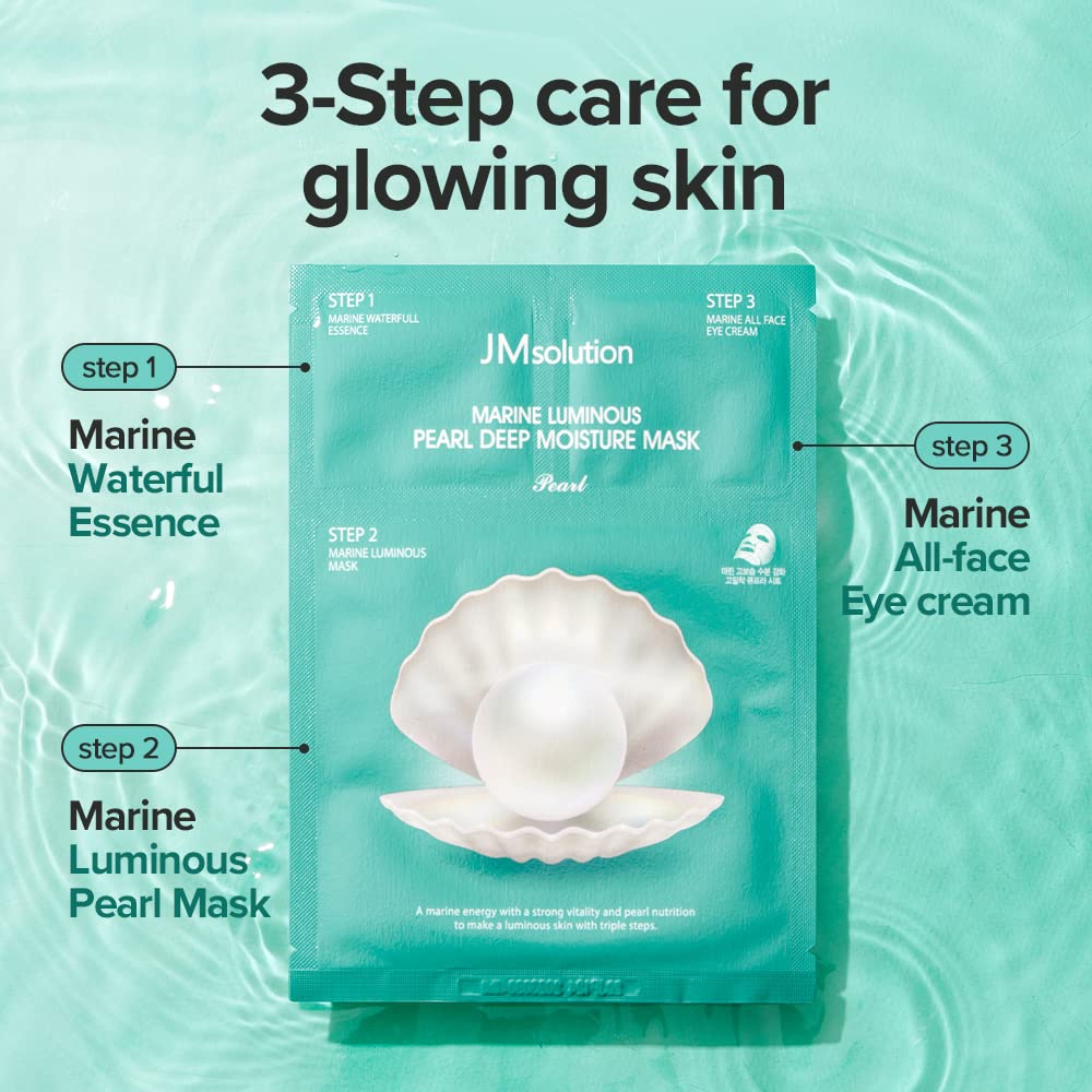 Amazon.com : JMsolution Marine Luminous Pearl 3 Step Moisture Mask